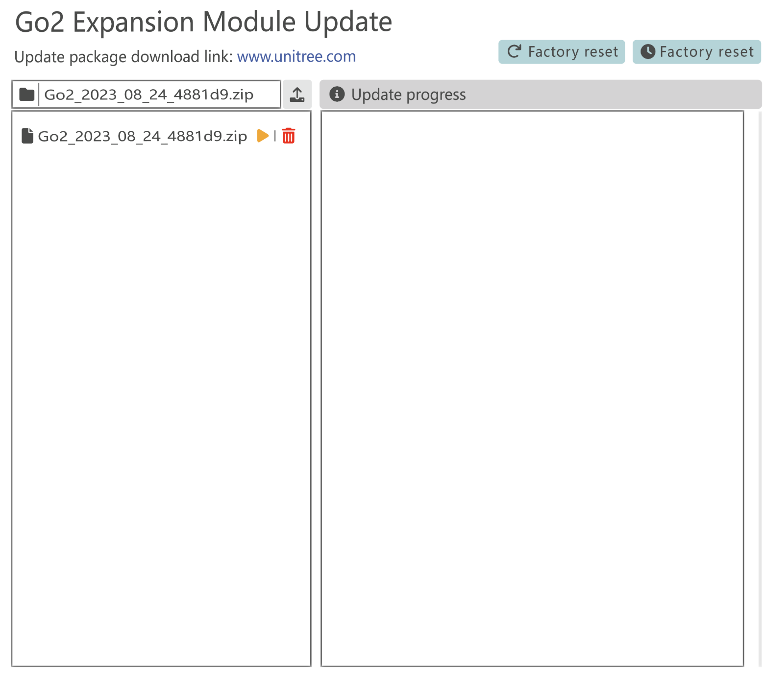 module update
